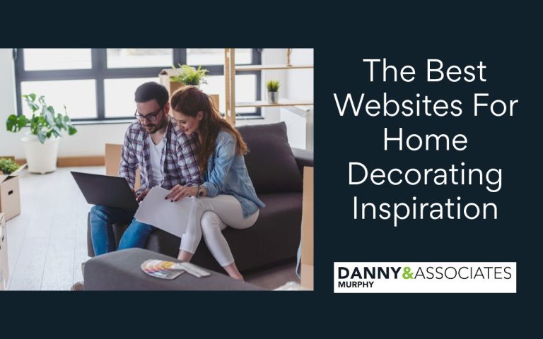 image of couple looking at computer and text