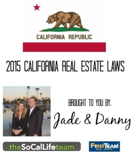 2015 California Real Estate Laws