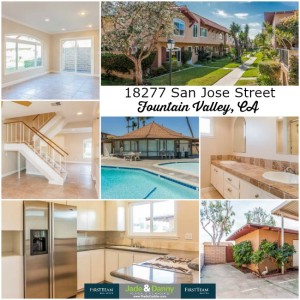 Home for Sale in Fountain Valley: 18277 San Jose Street
