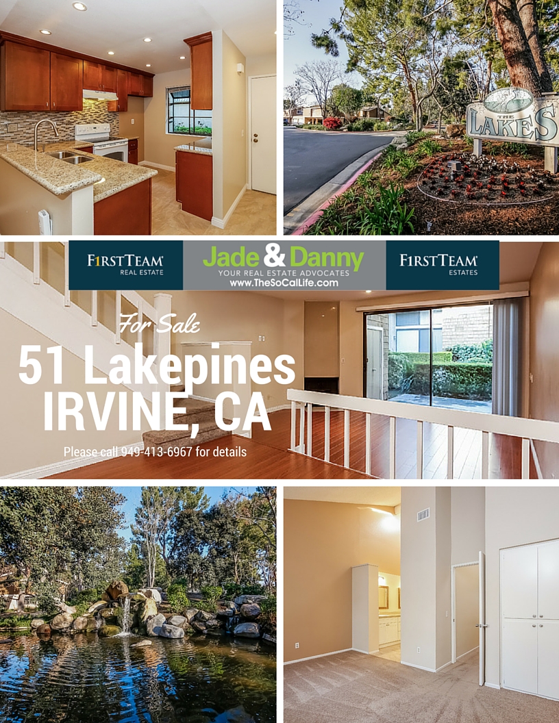 Home for Sale in Irvine: 51 Lakepines