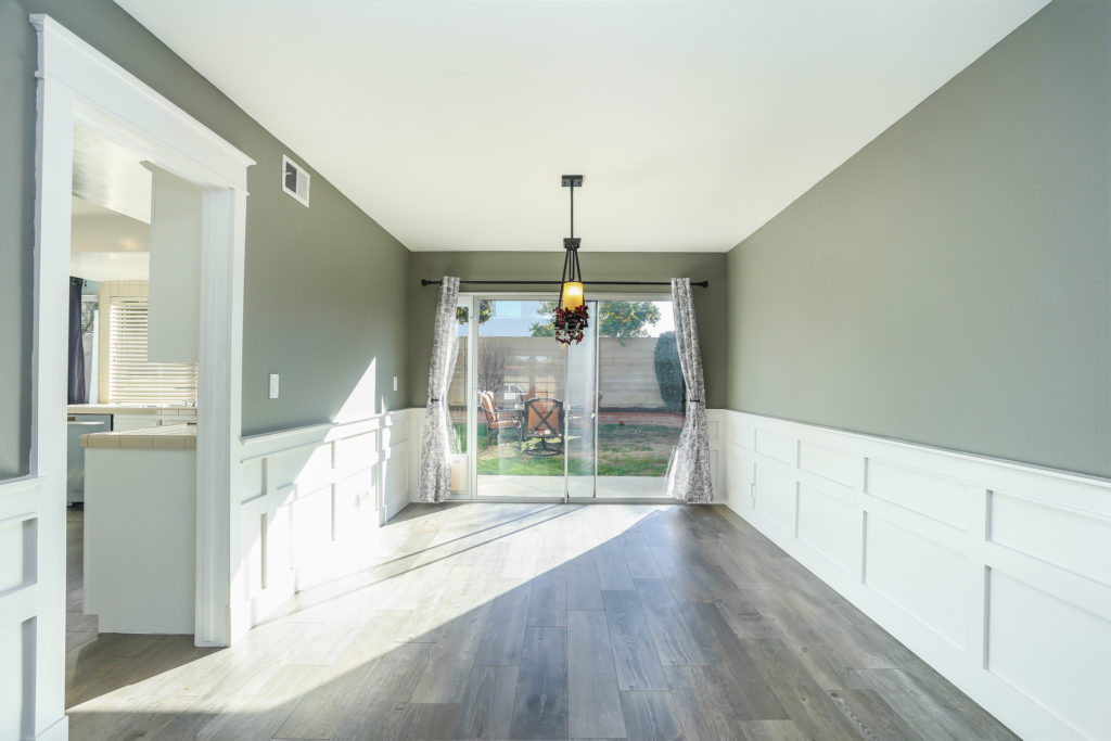 remodeled dining room in house for sale