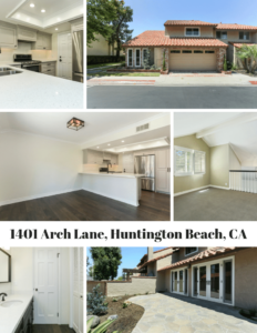 Welcome to your beach close home in downtown Huntington Beach. 1401 Arch Lane, Huntington Beach is a beauty. Let's take a look at this gorgeous home and zoom in on some of the details of this great property. You can also see the walkthrough video and learn more about any open houses we have scheduled below! 