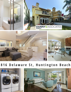 Custom Beach Home Close to Downtown & Pacific City. Beautifully Remodeled, Meticulously Maintained, Paid for Solar. 816 Delaware Street, Huntington Beach is Being Sold Fully Furnished + 2 New Electric Bikes!