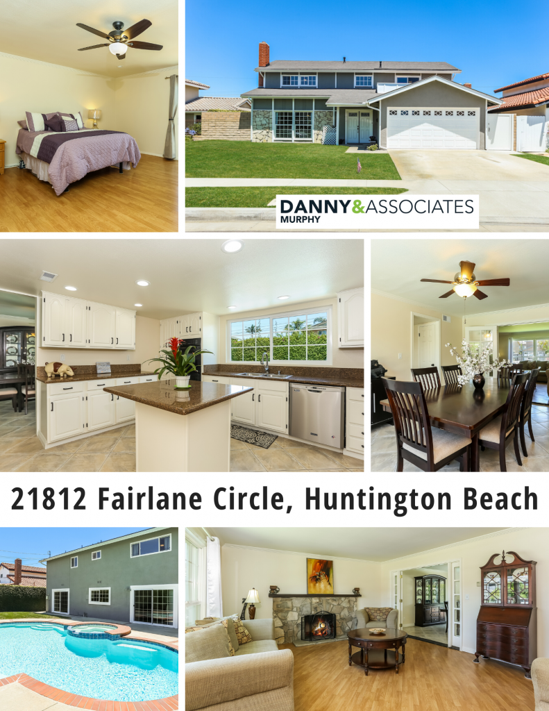 21812 Fairlane Circle, Huntington Beach is a nicely upgraded, pool home with an interior tract location on a cul-de-sac, located in a highly sought after beach close community serviced by top notch schools!