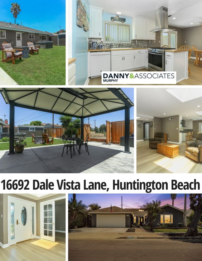 16692 Dale Vista Lane, Huntington Beach is a spacious 4 bed, 2 bath home on a 6,000 square foot lot in the Huntridge community!