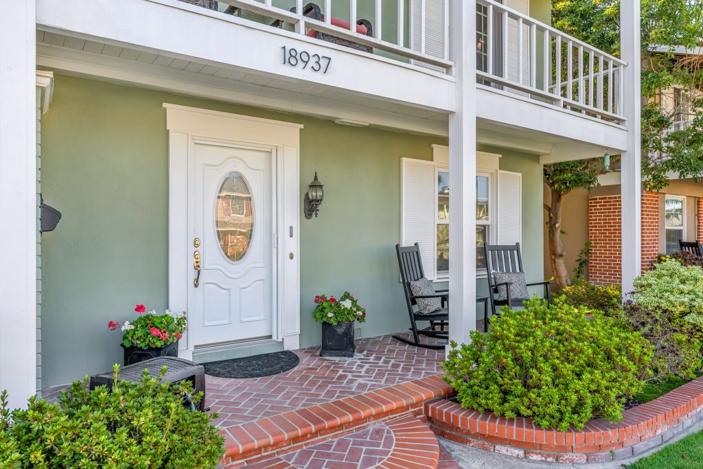 front door showing fresh exterior paint