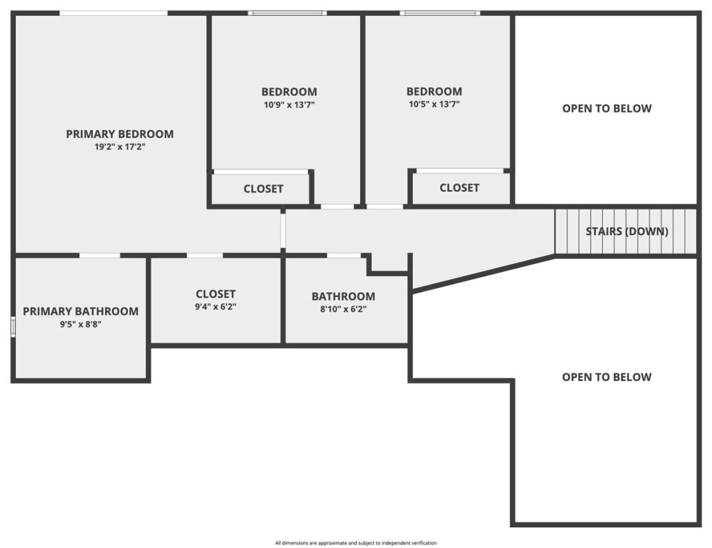 floor plan of second floor