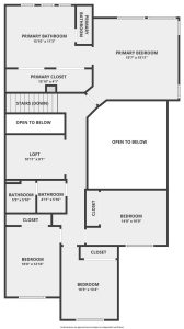 floor plan of 5460 Christopher Drive in Yorba Linda