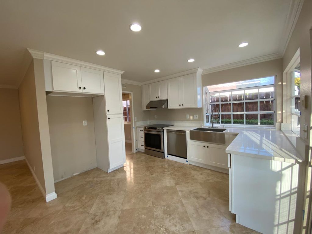 kitchen with updated appliances