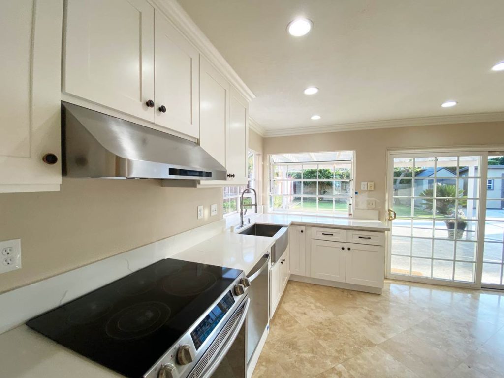 kitchen with updated appliances