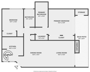 first floor floor plan of Tortuga Drive
