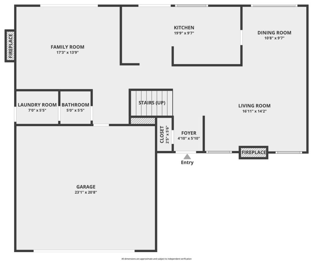 first floor floor plan of home for sale