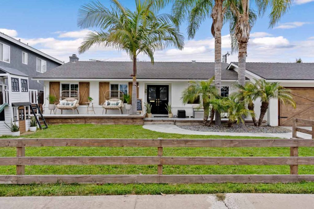 exterior of 18814 Santa Mariana Street, Fountain Valley