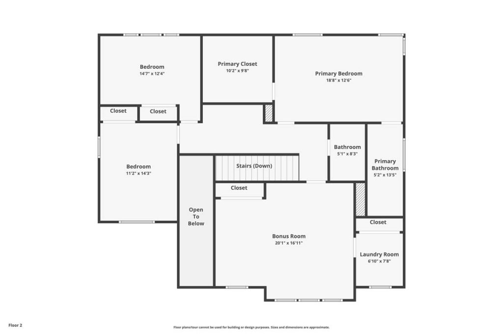 second level floor plans