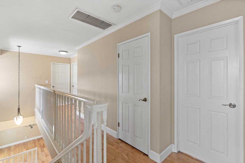 upstairs hallway at 8551 Palermo Drive, Huntington Beach