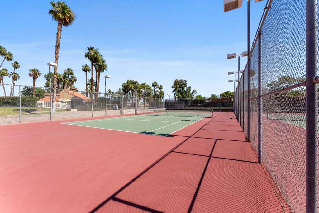 community tennis court at 35970 Lindera Ct, Rancho Mirage