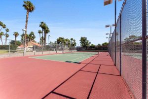 community tennis court at 35970 Lindera Ct, Rancho Mirage