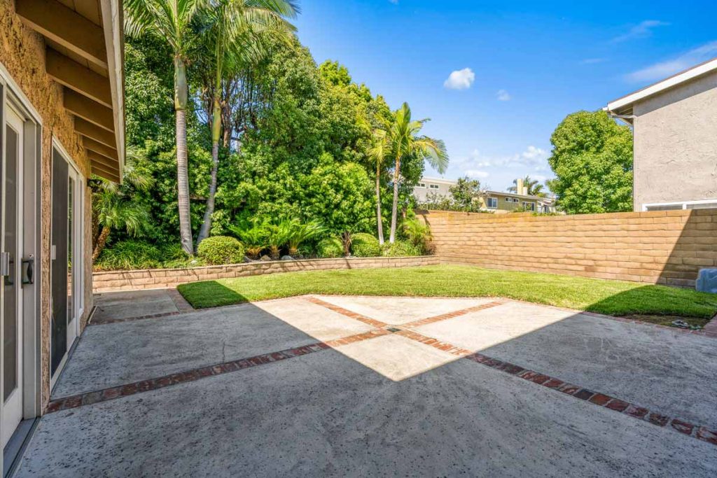 backyard space at 8551 Palermo Drive