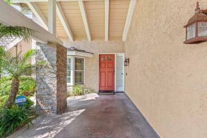 outside view of front door at 8551 Palermo Drive