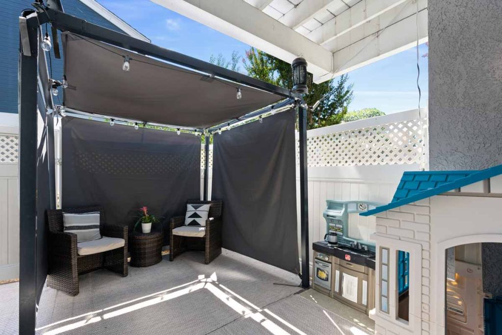 back patio at 15 Briarwood Lane #64, Aliso Viejo