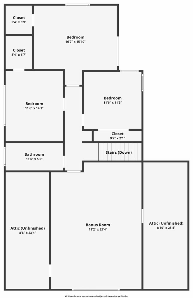 second story floor plan