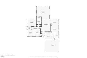 floor plan of single story home