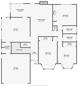 floor plan of huntington beach house for sale