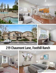 multiple images and text of address of home for sale for pinterest