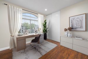 staged office space