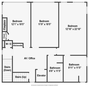 2nd level floor plans for 16601 S Pacific Ave, Sunset Beach