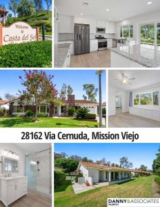 multiple images of home for sale showing address for pinterest.