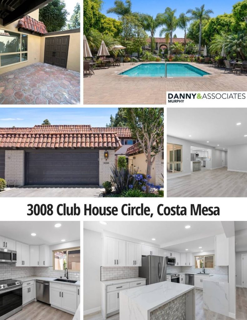 images and text of 3008 Club House Circle, Costa Mesa for pinterest