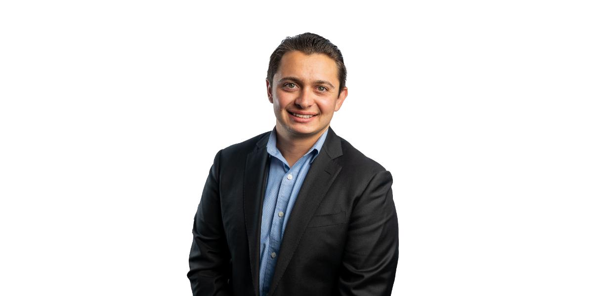 Justin DeCaro of JD Construction and Danny Murphy & Associates with a white background. 