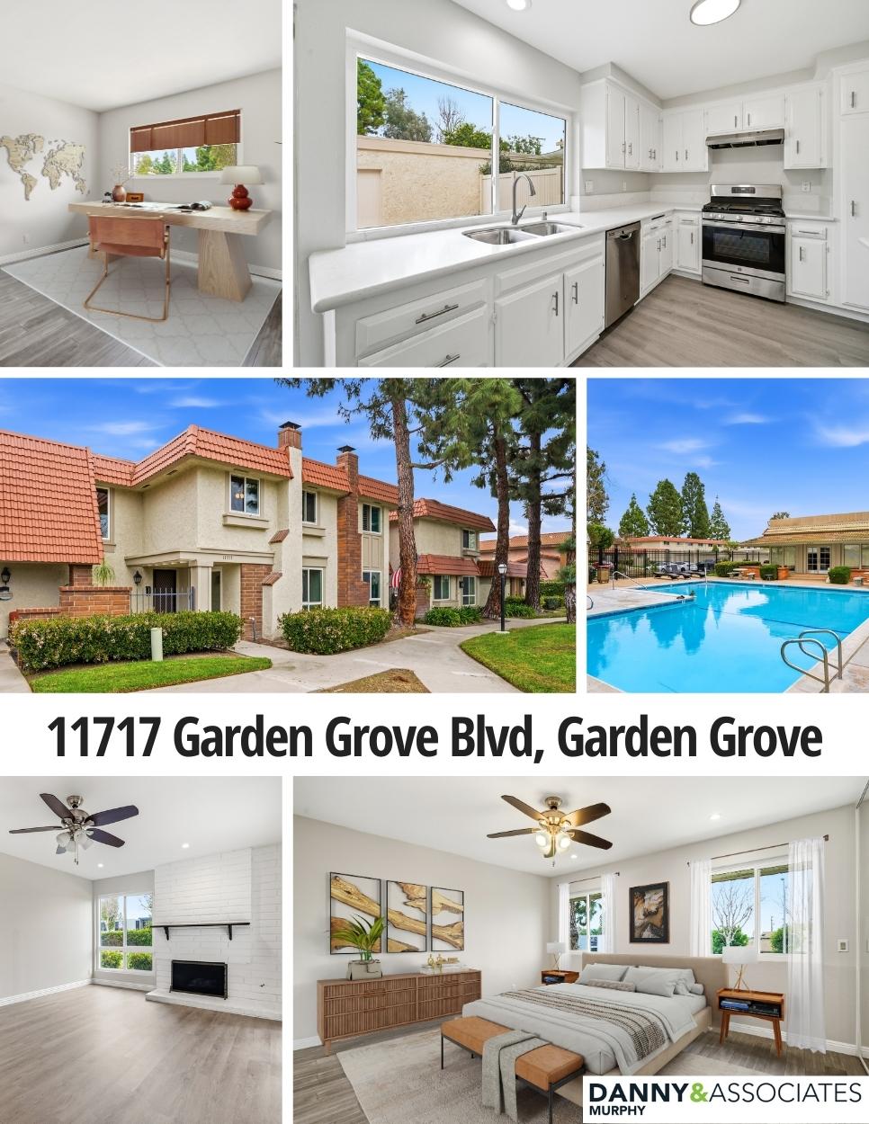 Six images of 11717 Garden Grove Blvd, Garden Grove for pinterest.