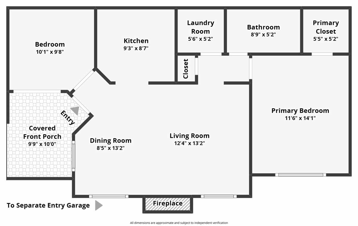 Single level floor plan of 27743 Zircon, Mission Viejo.